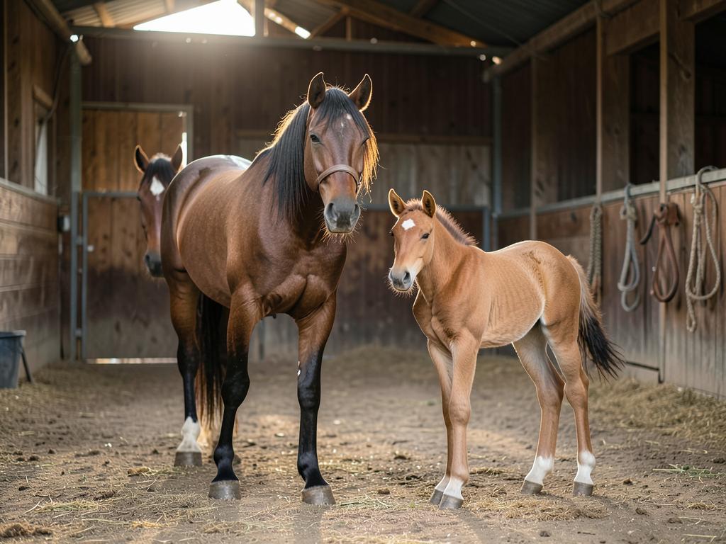 Marigold & foal
